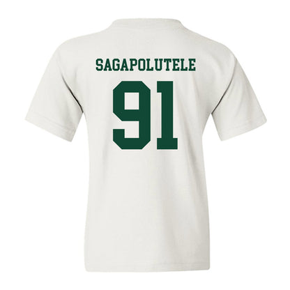 Hawaii - NCAA Football : Joshua sagapolutele - Classic Shersey Youth T-Shirt-1