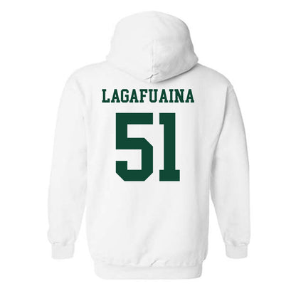 Hawaii - NCAA Football : LesterLaisene Lagafuaina - Classic Shersey Hooded Sweatshirt-1