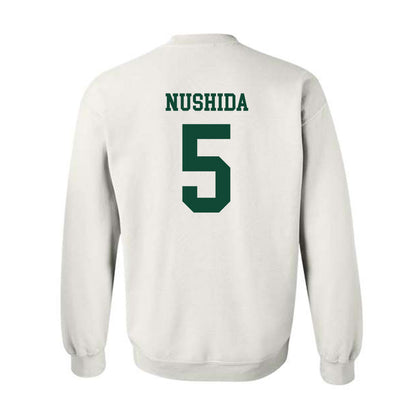 Hawaii - NCAA Baseball : Draven Nushida - Classic Shersey Crewneck Sweatshirt-1