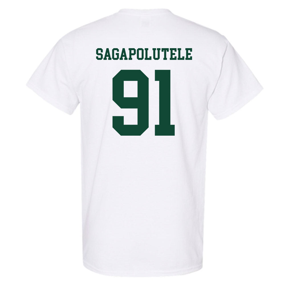 Hawaii - NCAA Football : Joshua sagapolutele - Classic Shersey T-Shirt-1