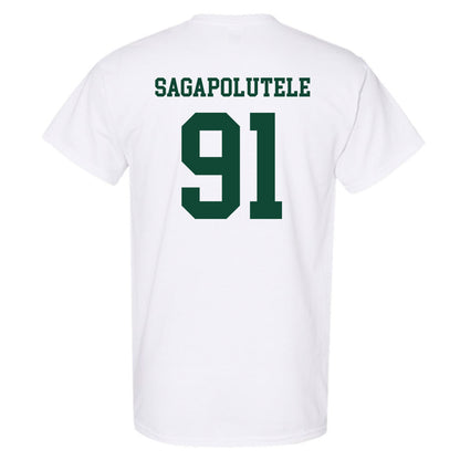 Hawaii - NCAA Football : Joshua sagapolutele - Classic Shersey T-Shirt-1