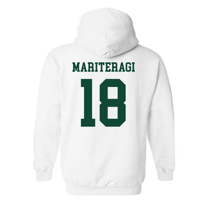 Hawaii - NCAA Football : Zaden Mariteragi - Classic Shersey Hooded Sweatshirt-1