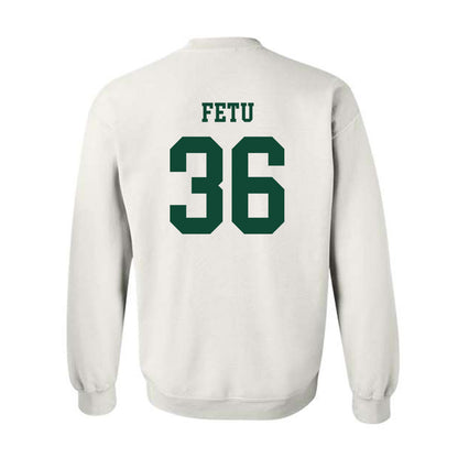 Hawaii - NCAA Football : Jordan Fetu - Classic Shersey Crewneck Sweatshirt-1