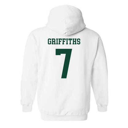 Hawaii - NCAA Football : Tre Griffiths - Classic Shersey Hooded Sweatshirt-1