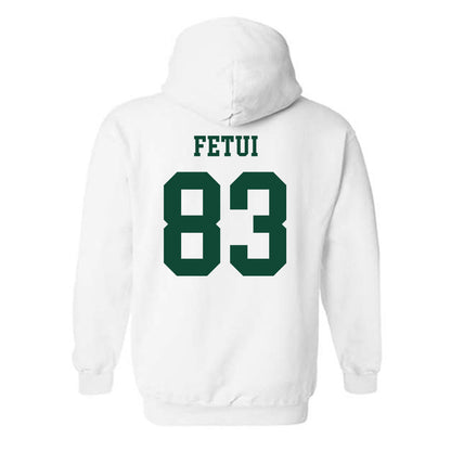 Hawaii - NCAA Football : Josiah Fetui - Classic Shersey Hooded Sweatshirt-1