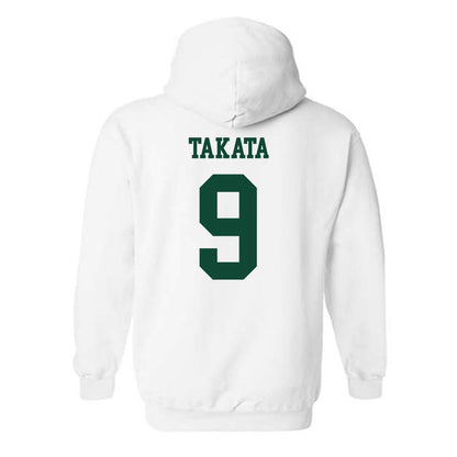 Hawaii - NCAA Baseball : Taylor Takata - Classic Shersey Hooded Sweatshirt-1