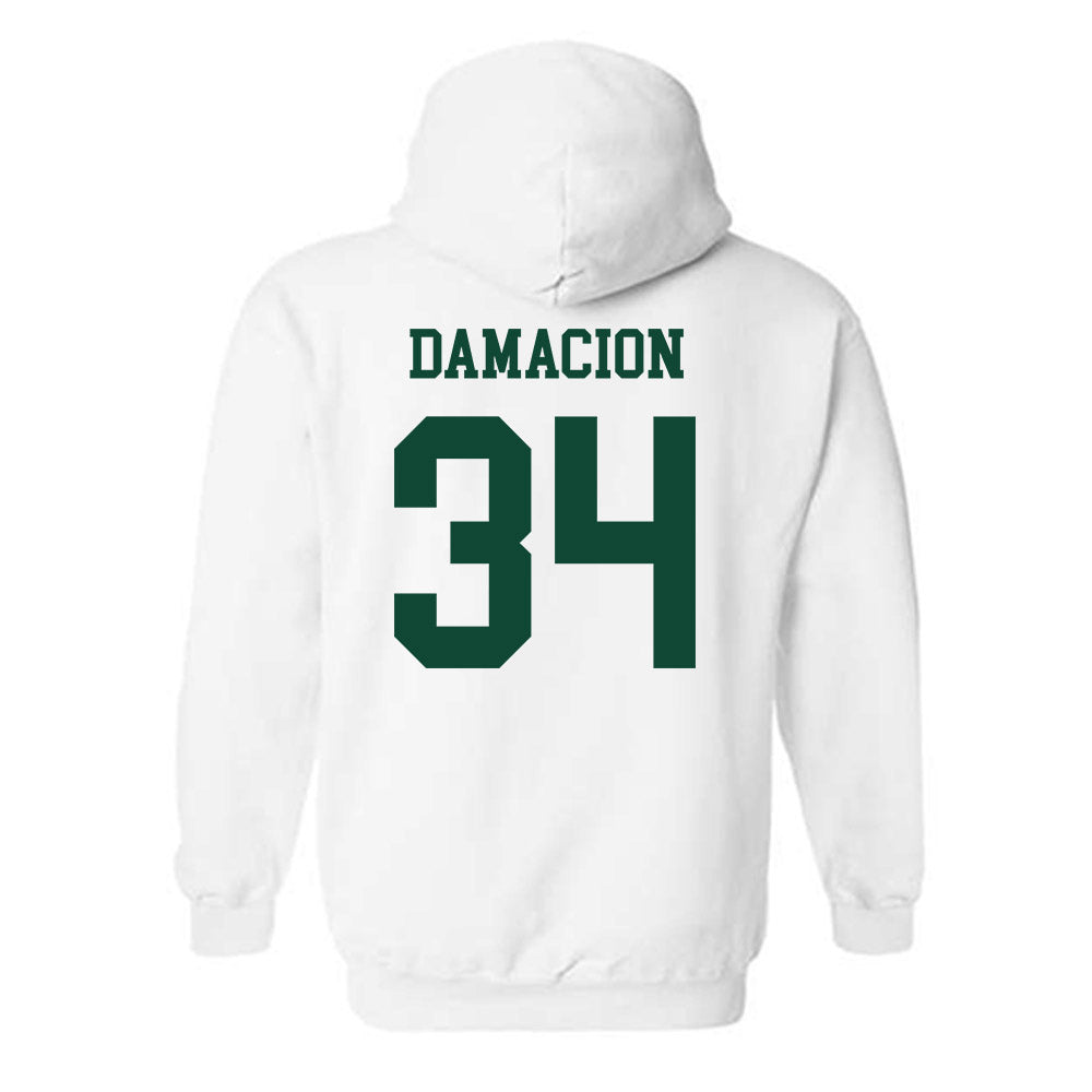 Hawaii - NCAA Women's Soccer : Nalani Damacion - Classic Shersey Hooded Sweatshirt-1