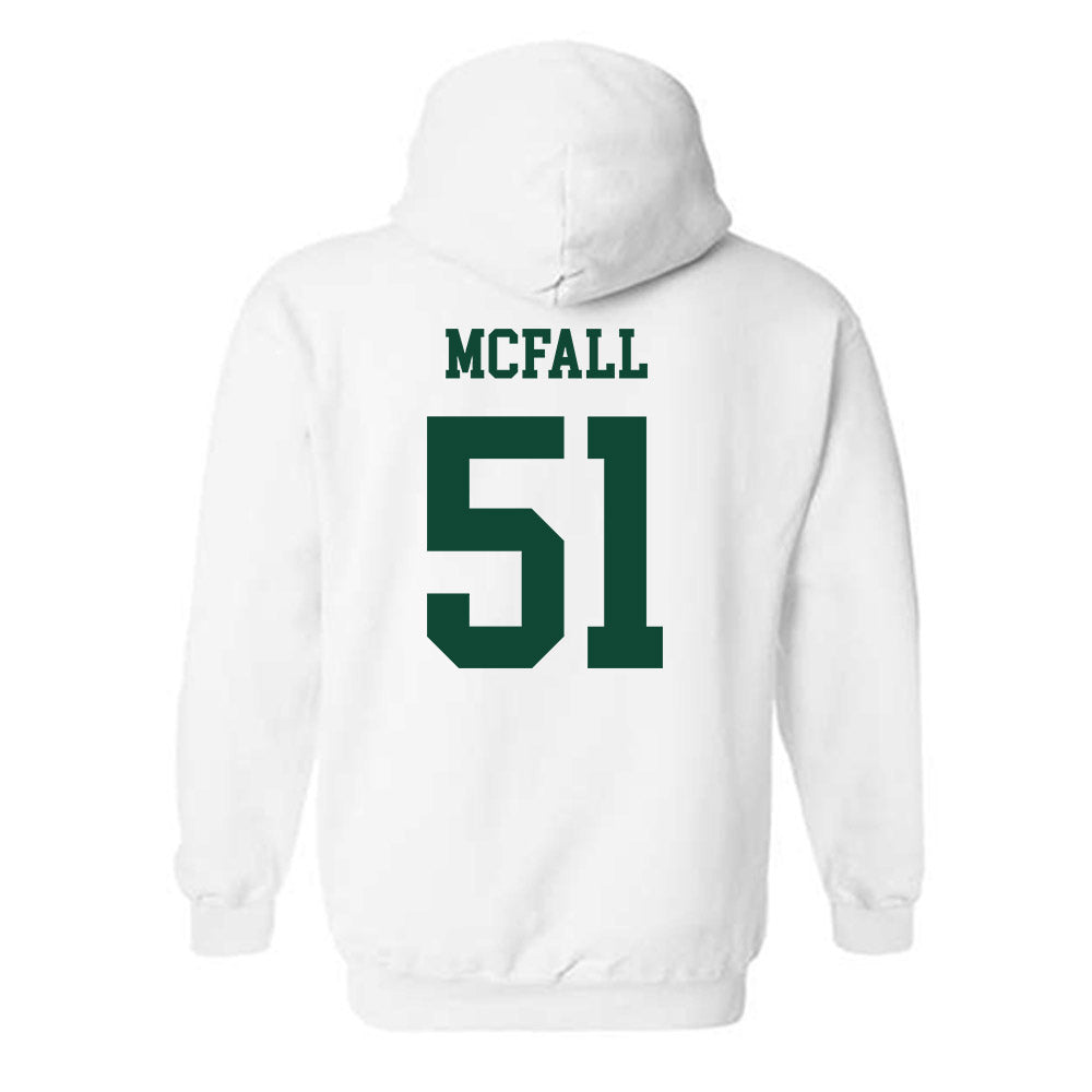 Hawaii - NCAA Football : Eric Mcfall - Classic Shersey Hooded Sweatshirt-1