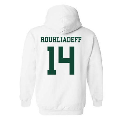 Hawaii - NCAA Men's Basketball : Harry Rouhliadeff - Classic Shersey Hooded Sweatshirt-1