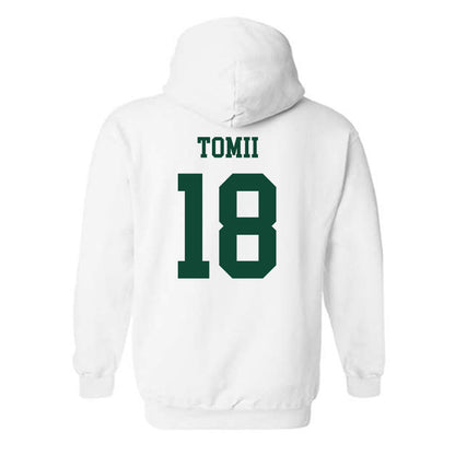 Hawaii - NCAA Baseball : Tsubasa Tomii - Classic Shersey Hooded Sweatshirt-1