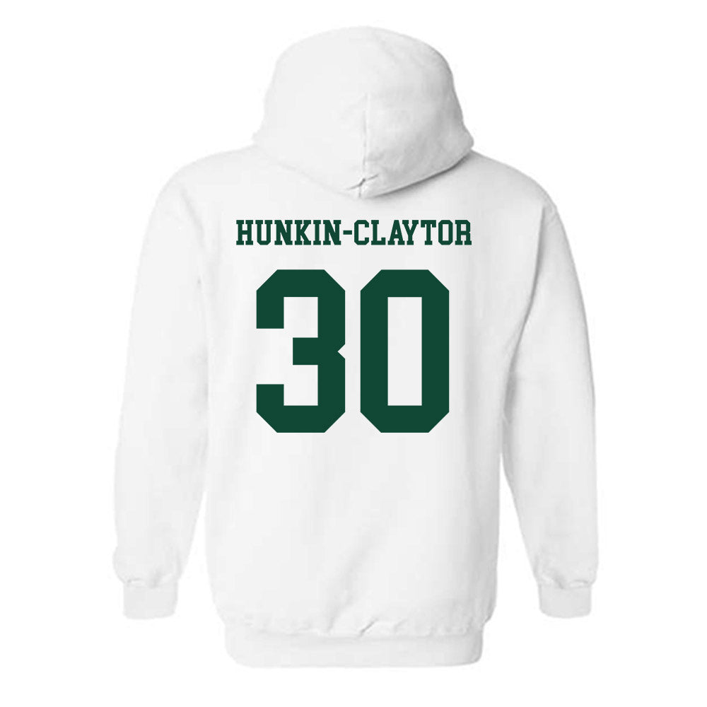 Hawaii - NCAA Men's Basketball : Aaron Hunkin-Claytor - Classic Shersey Hooded Sweatshirt-1