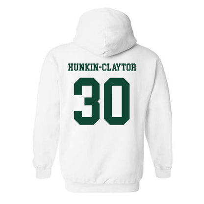 Hawaii - NCAA Men's Basketball : Aaron Hunkin-Claytor - Classic Shersey Hooded Sweatshirt-1