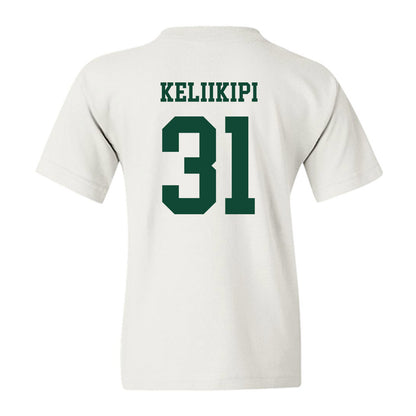 Hawaii - NCAA Football : Tryton Keliikipi - Classic Shersey Youth T-Shirt-1
