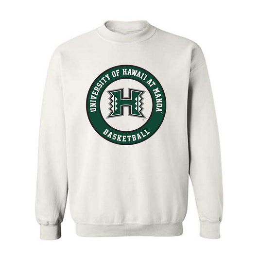 Hawaii - NCAA Men's Basketball : AJ Economou - Classic Shersey Crewneck Sweatshirt-0