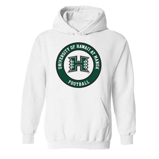 Hawaii - NCAA Football : Matagi Thompson - Classic Shersey Hooded Sweatshirt-0