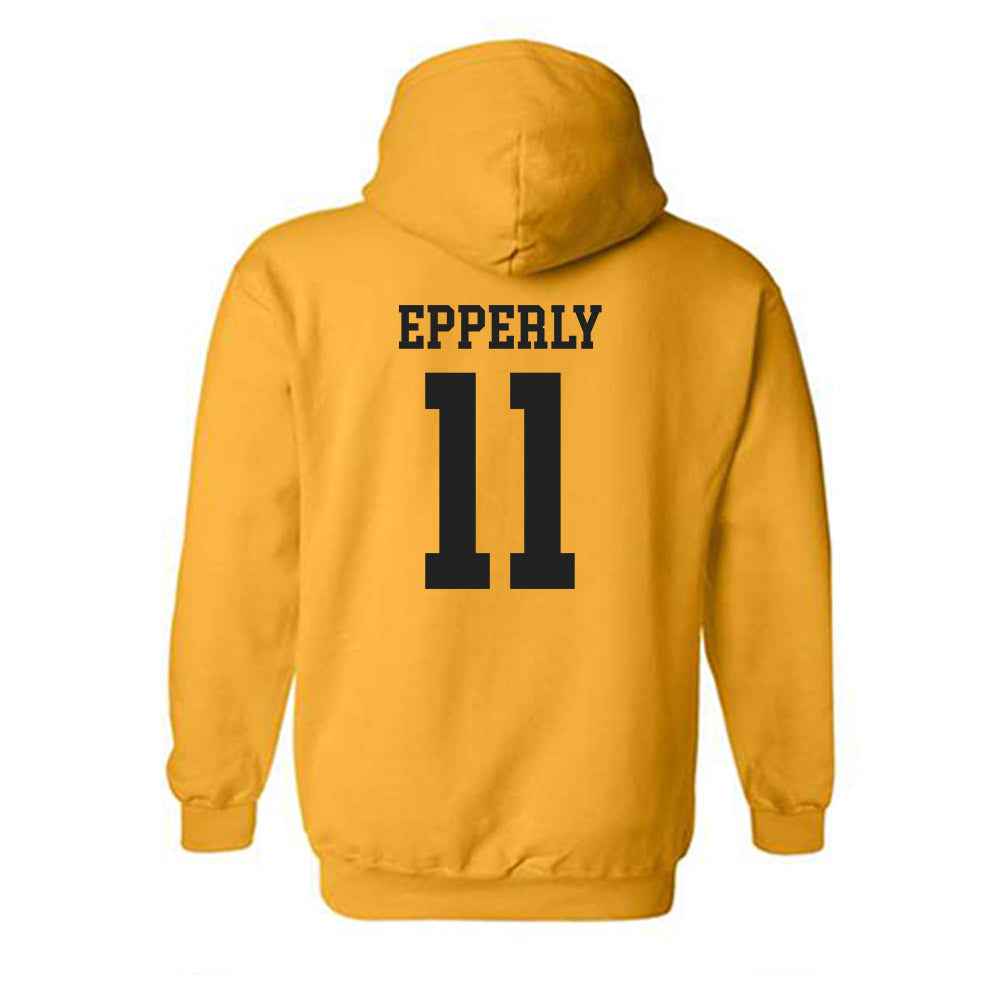 VCU - NCAA Women's Lacrosse : Kenson Epperly - Generic Shersey Hooded Sweatshirt-1