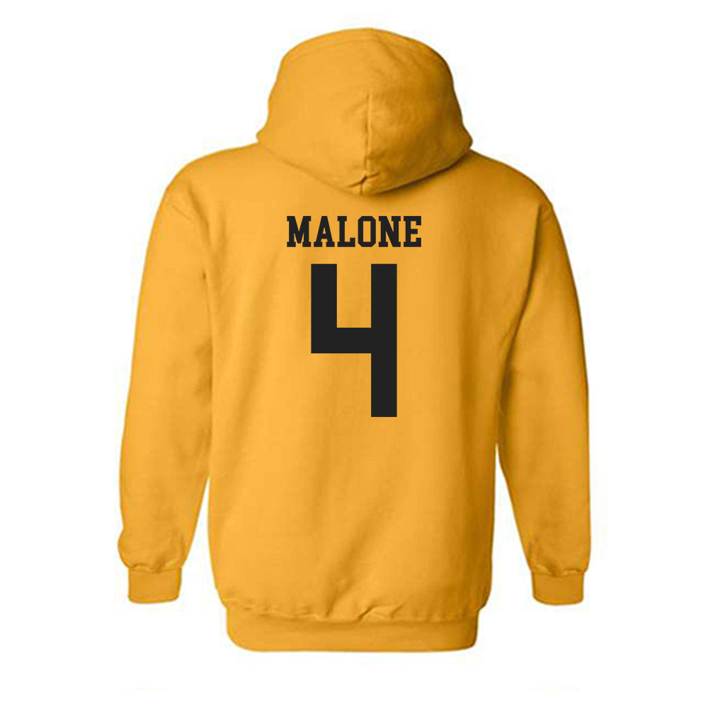 VCU - NCAA Baseball : Michael Malone - Generic Shersey Hooded Sweatshirt-1