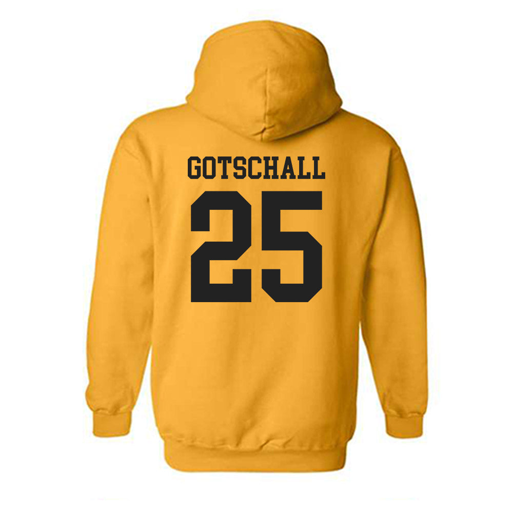 VCU - NCAA Baseball : Hunter Gotschall - Generic Shersey Hooded Sweatshirt-1