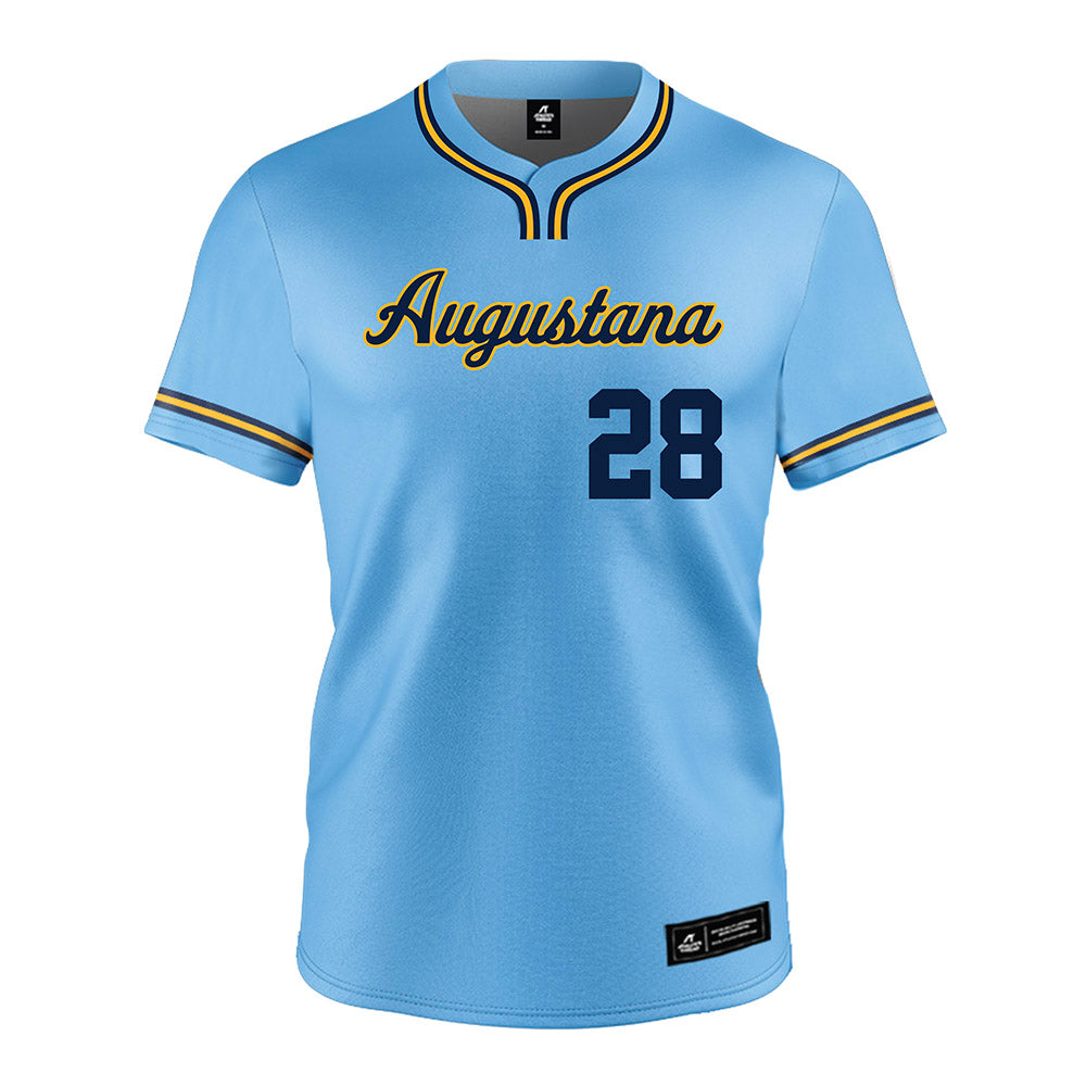 AU - NCAA Baseball : Jake Lundquist - Light Blue Jersey-0