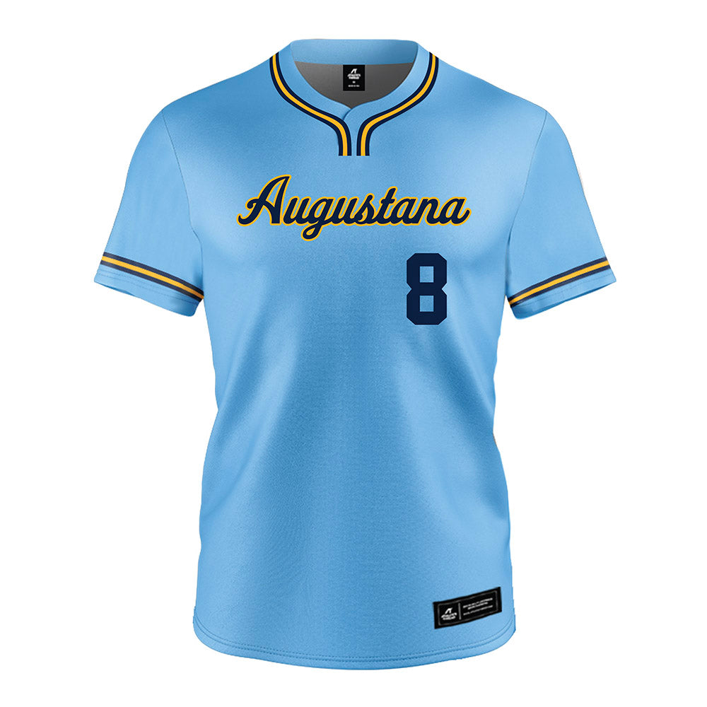 AU - NCAA Baseball : Ashton Michek - Light Blue Jersey