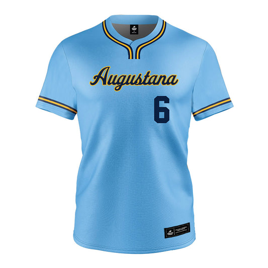 AU - NCAA Baseball : Ian Segna - Light Blue Jersey-0