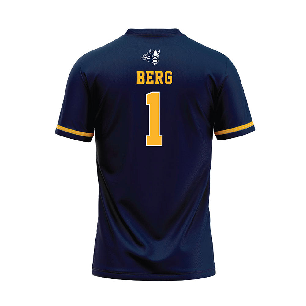 AU - NCAA Baseball : Troy Berg - Navy Jersey-1