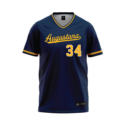 AU - NCAA Baseball : Kason Syverson - Navy Jersey-0