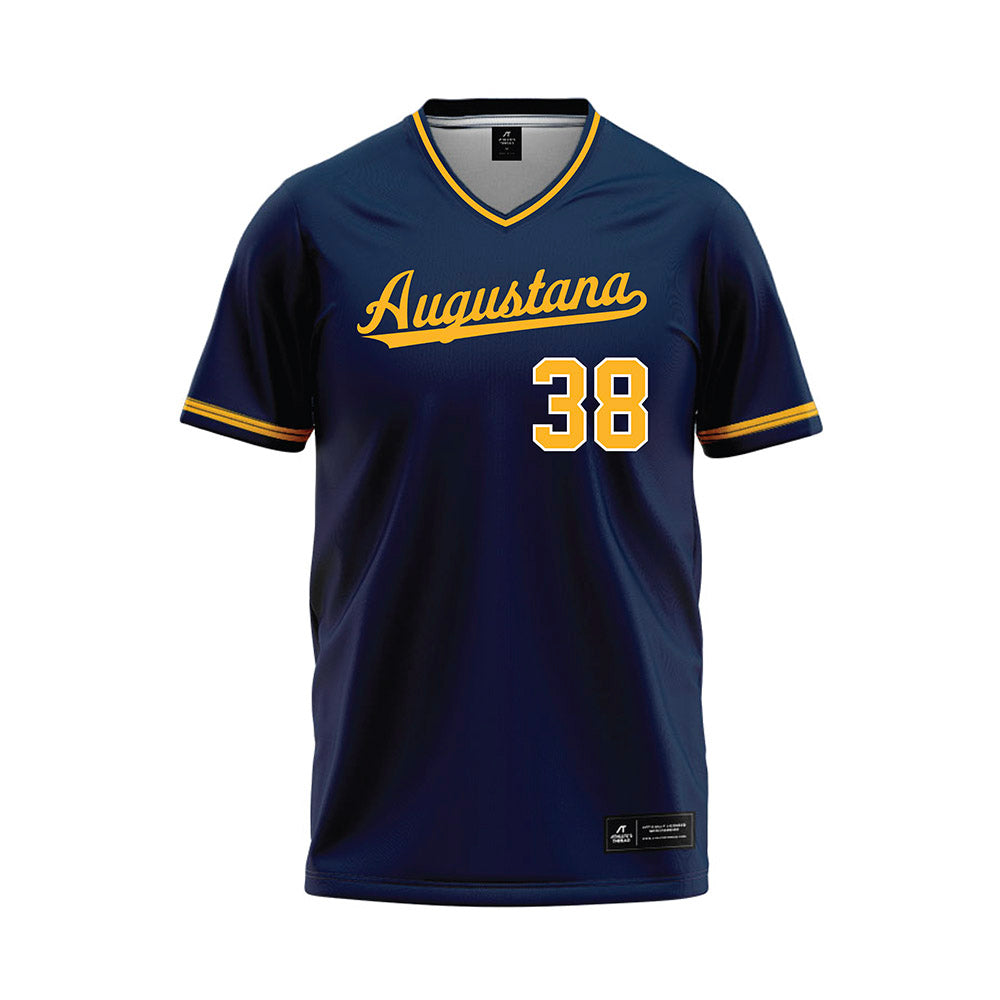 AU - NCAA Baseball : Will Henry - Navy Jersey-0