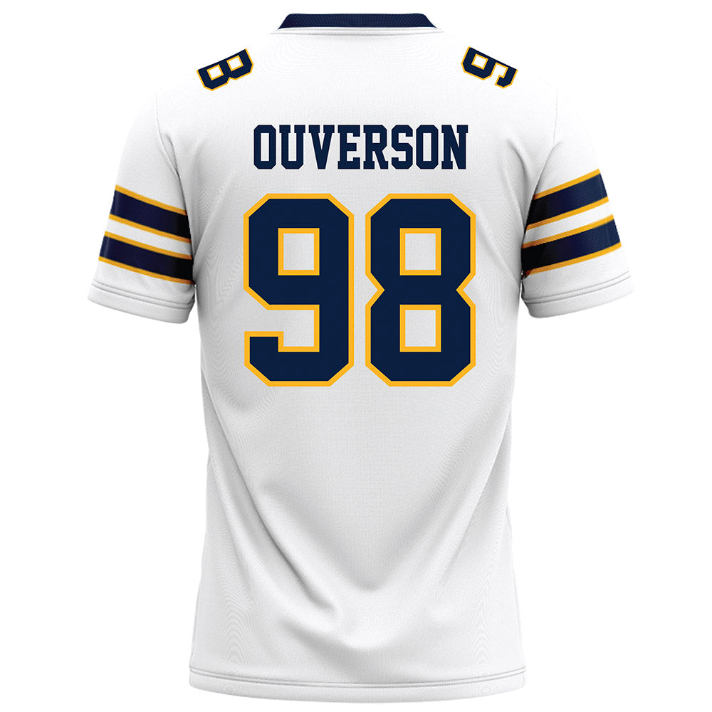 AU - NCAA Football : Israel Ouverson - White Football Jersey-1
