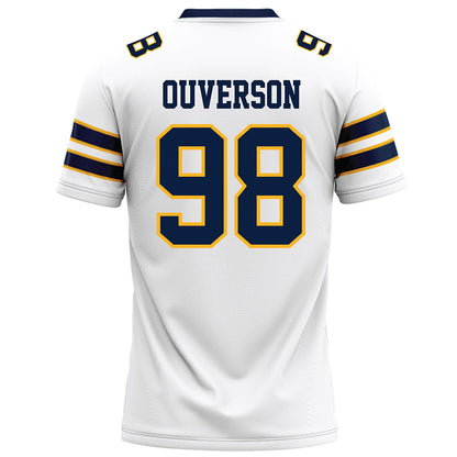 AU - NCAA Football : Israel Ouverson - White Football Jersey-1