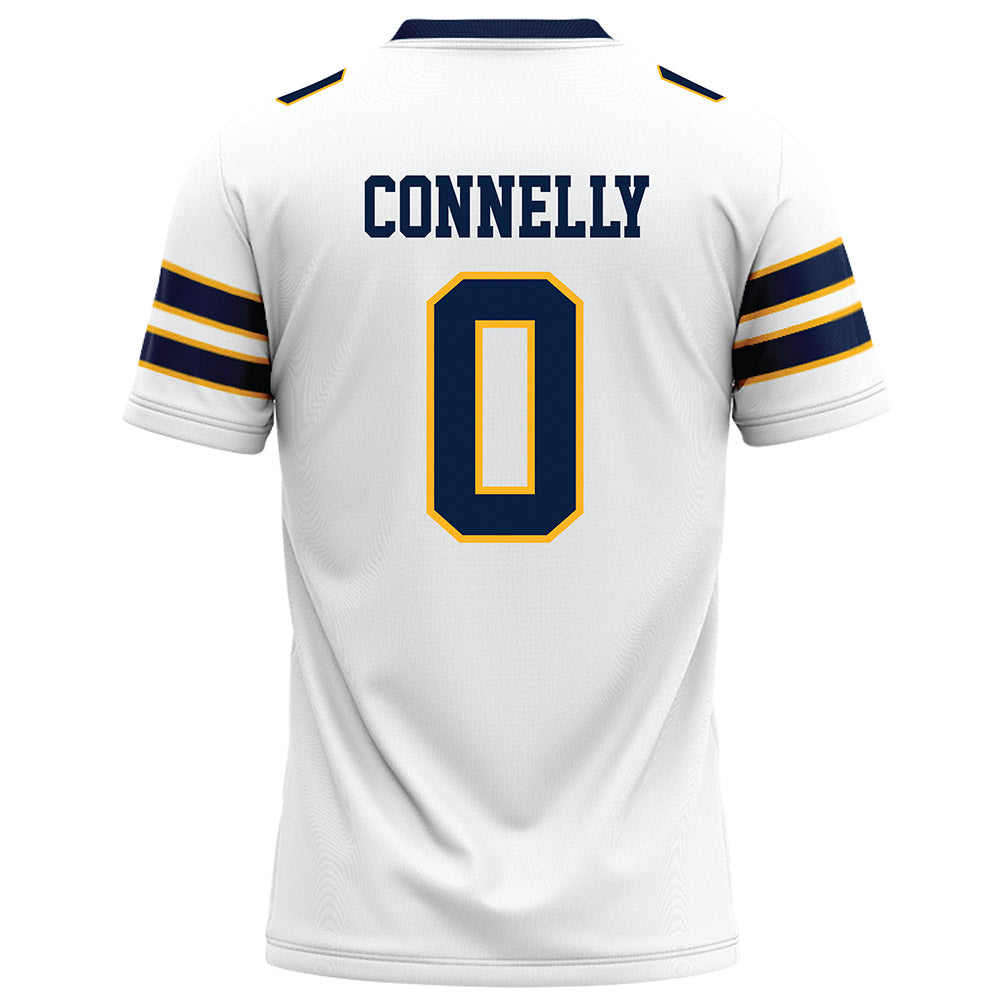 AU - NCAA Football : Christian Connelly - White Football Jersey-1