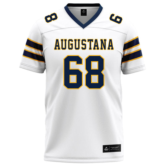AU - NCAA Football : Israel Ouverson - White Football Jersey-0