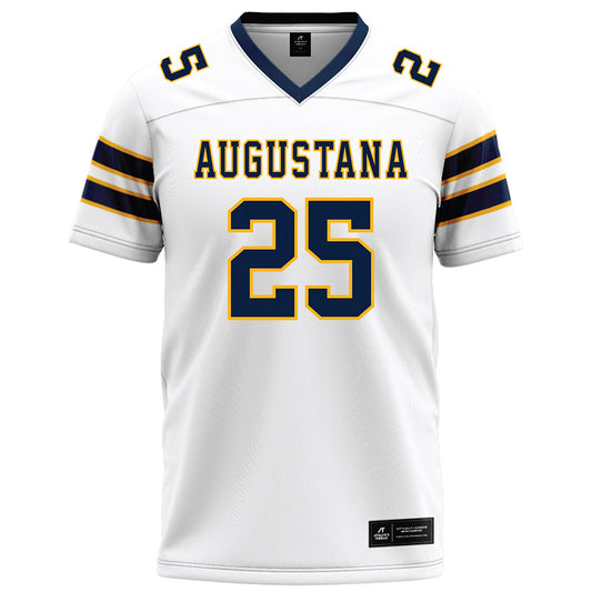 AU - NCAA Football : Jake Pecina - White Football Jersey-0