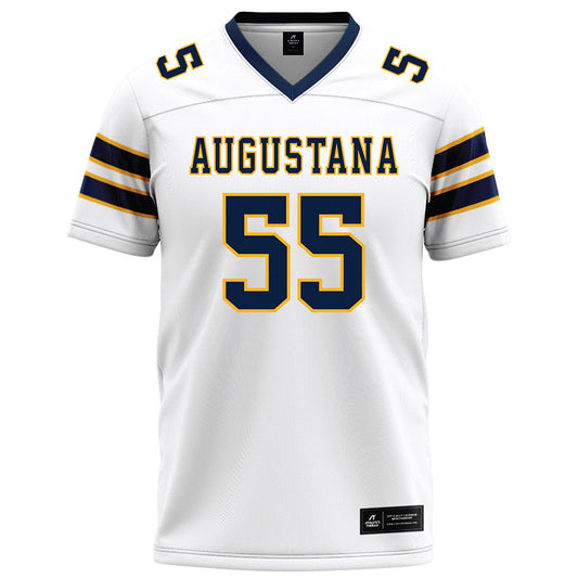 AU - NCAA Football : RJ Eckhardt - White Football Jersey-0