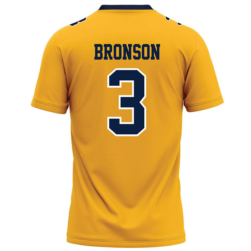 AU - NCAA Football : DJ Bronson - Gold Football Jersey-1