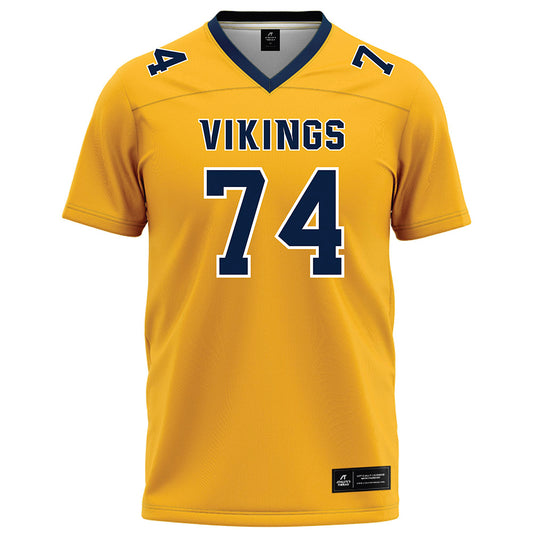 AU - NCAA Football : Josh Larsen - Gold Football Jersey-0