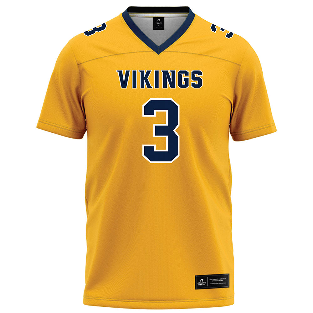 AU - NCAA Football : DJ Bronson - Gold Football Jersey-0