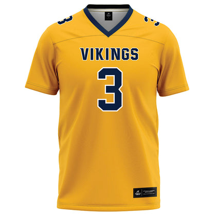 AU - NCAA Football : DJ Bronson - Gold Football Jersey-0