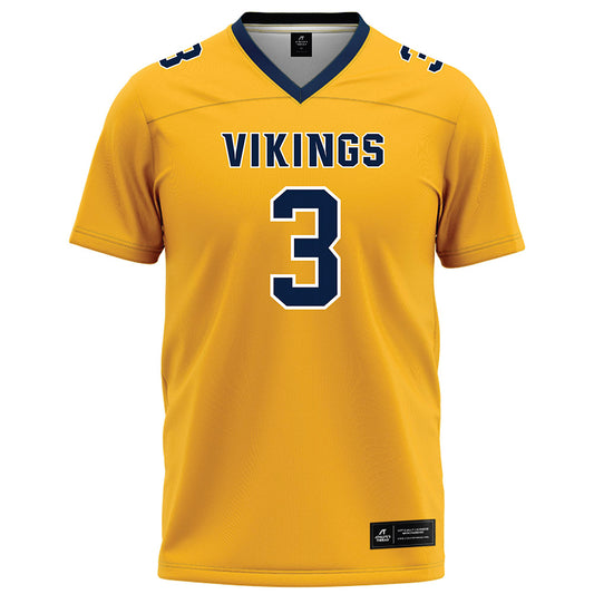 AU - NCAA Football : DJ Bronson - Gold Football Jersey-0