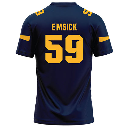 AU - NCAA Football : Chase Emsick - Navy Football Jersey-1