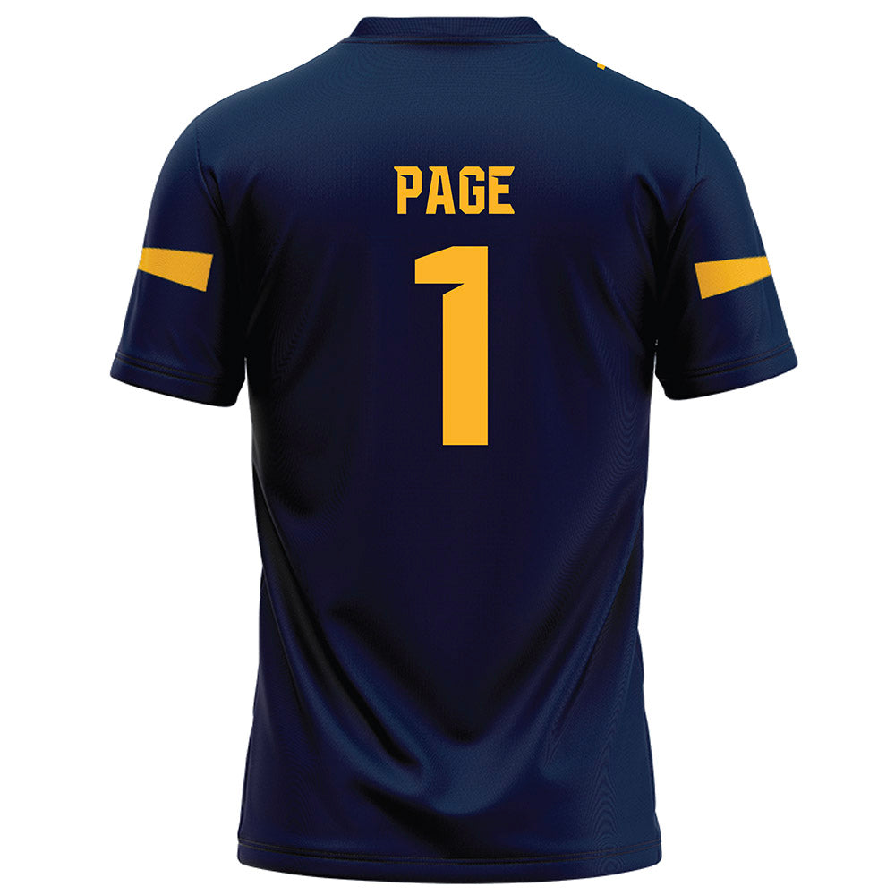 AU - NCAA Football : DJ Page - Navy Football Jersey-1