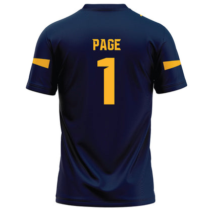 AU - NCAA Football : DJ Page - Navy Football Jersey-1