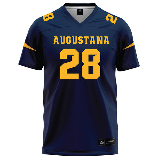AU - NCAA Football : Steel Schomaker - Navy Football Jersey-0