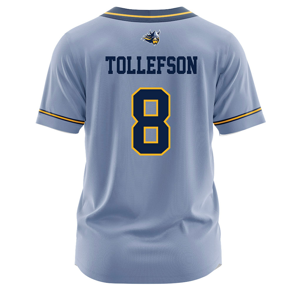AU - NCAA Softball : Susie Tollefson - Light Blue Jersey-1