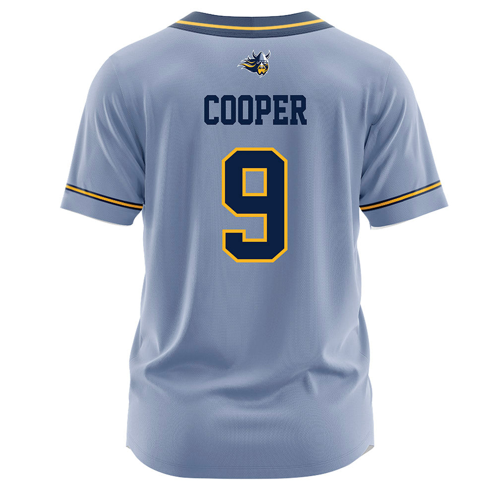 AU - NCAA Softball : Ella Cooper - Light Blue Jersey-1