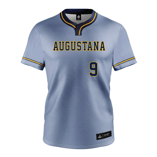 AU - NCAA Softball : Ella Cooper - Light Blue Jersey-0