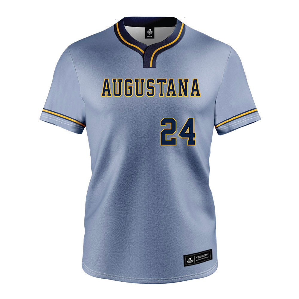 AU - NCAA Softball : Helene Krage - Light Blue Jersey-0