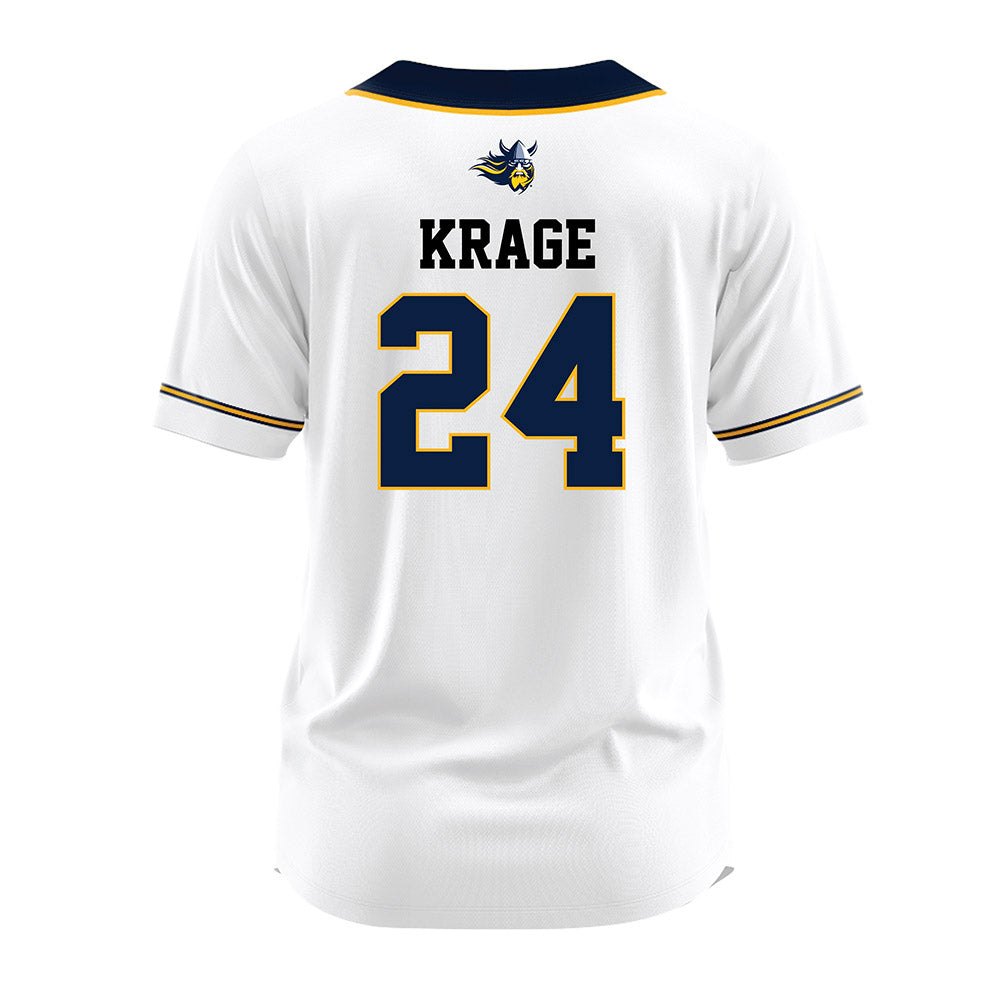 AU - NCAA Softball : Helene Krage - White Jersey-1