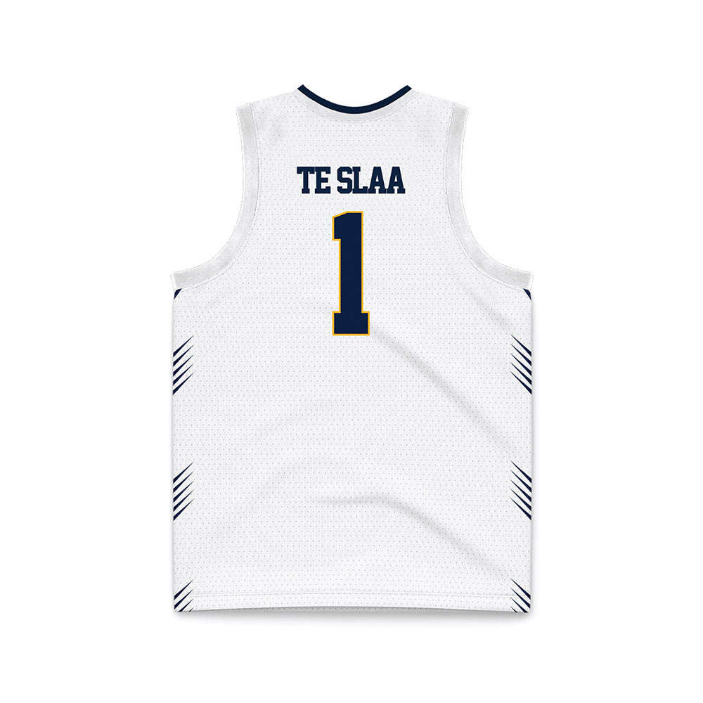 AU - NCAA Men's Basketball : Tanner Te Slaa - White Basketball Jersey