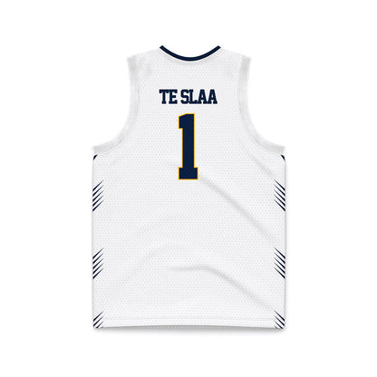 AU - NCAA Men's Basketball : Tanner Te Slaa - White Basketball Jersey